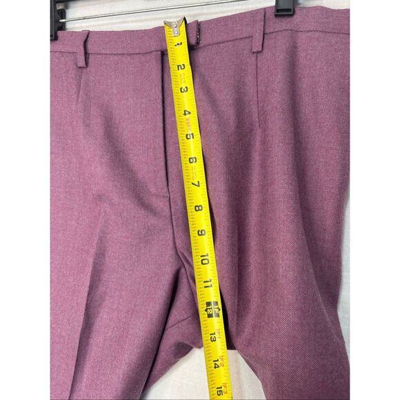 Vintage Pendleton Women's Size 14 Purple 100% Virgin Wool Pants Trousers USA - Picture 11 of 13